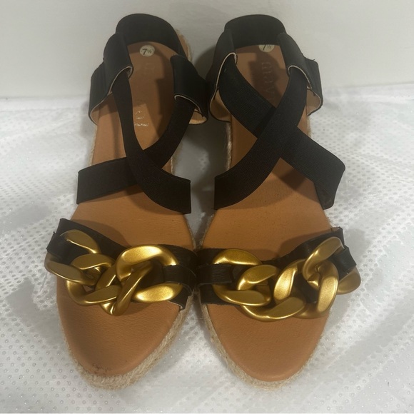 Anthropologie Maypol Espadrille Wedge Sandals Women’s Sz 38 (7.5) - Picture 2 of 14